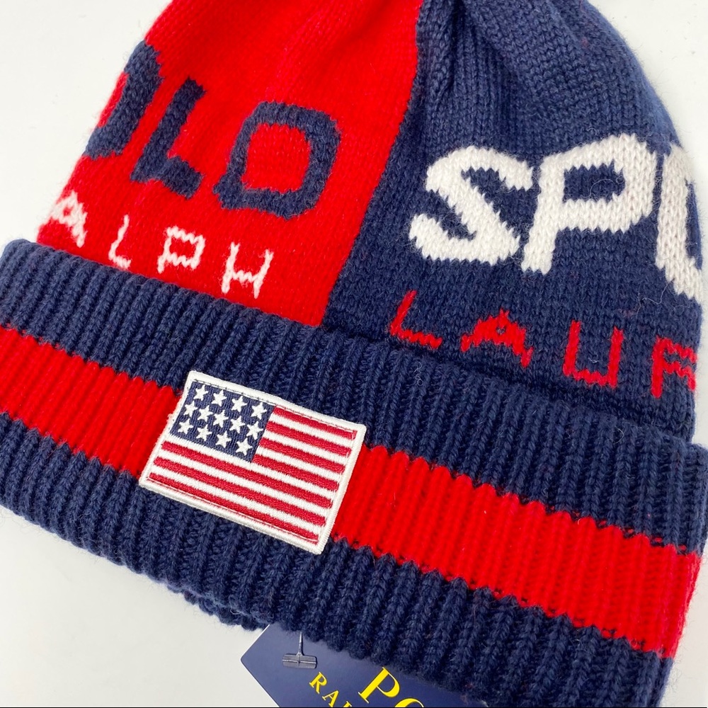 POLO RALPH LAUREN Polo Sport Knit Pom-Pom Hat - Picture 3 of 11